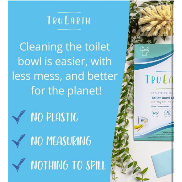3 Packs TRU EARTH Eco-Strips Toilet Bowl Cleaner 12 Each, 36 Total Strips - Picture 7 of 7